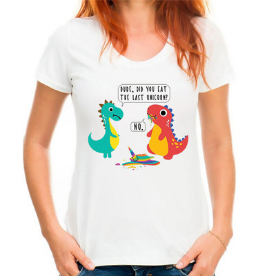 Ar suvalgei paskutinį vienaragį Juokingi marškinėliai Moteriški balti laisvalaikio Harajuku marškinėliai trumpomis rankovėmis moteriški marškinėliai