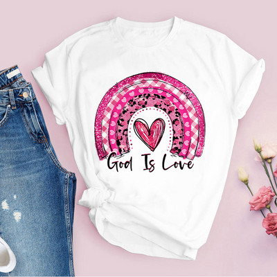 Jauns Zelta lūpas Mīlestības T krekls Sieviešu vasaras ikdienas Tkrekli T-krekli Sieviešu apģērbi Korejiešu stila grafiskie topi 2022. gada Kawaii sieviešu T-krekls