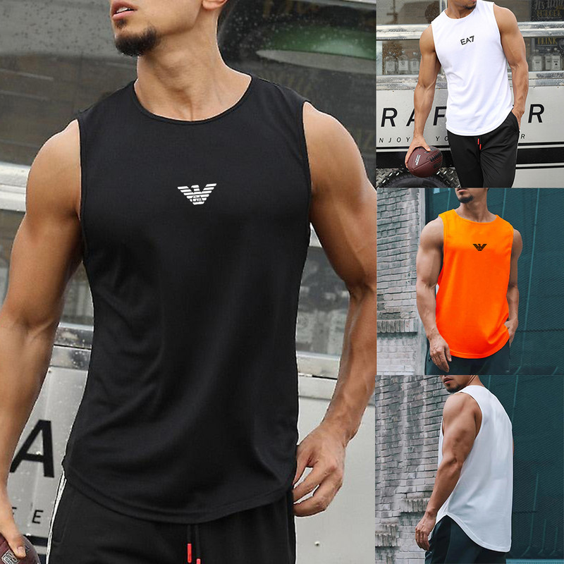 Vasaras elpojošs Bodybuilding Tank Top Brandtank tops y2kcamisetas tirantes trenažieru zāle vīrišķīgs gotikas apģērbs sporta apģērbs mencam