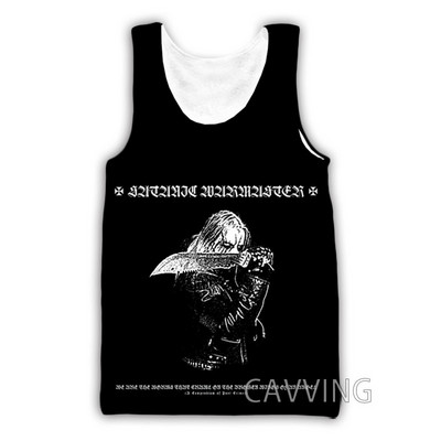 CAVVING 3D Printed Satanic Warmaster Band Μπλούζες Tank Tops Harajuku Vest Καλοκαιρινό πουκάμισο εσώρουχα Streetwear για άνδρες/γυναικεία