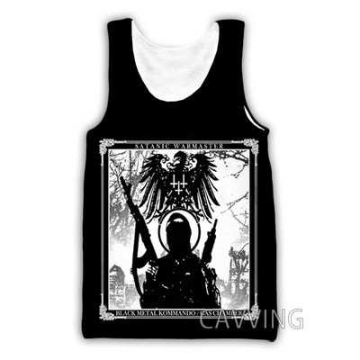 CAVVING 3D Printed Satanic Warmaster Band Μπλούζες Tank Tops Harajuku Vest Καλοκαιρινό πουκάμισο εσώρουχα Streetwear για άνδρες/γυναικεία