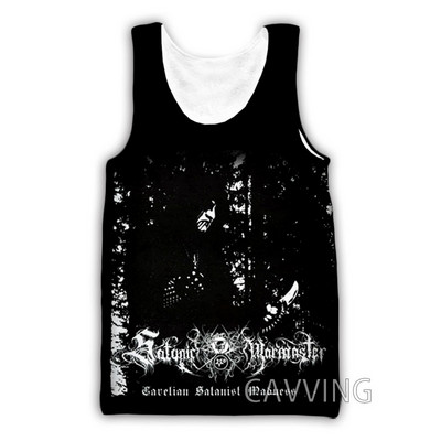 CAVVING 3D Printed Satanic Warmaster Band Μπλούζες Tank Tops Harajuku Vest Καλοκαιρινό πουκάμισο εσώρουχα Streetwear για άνδρες/γυναικεία