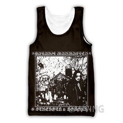 CAVVING 3D Printed Satanic Warmaster Band Μπλούζες Tank Tops Harajuku Vest Καλοκαιρινό πουκάμισο εσώρουχα Streetwear για άνδρες/γυναικεία