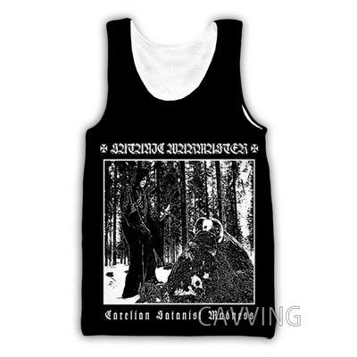 CAVVING 3D Printed Satanic Warmaster Band Μπλούζες Tank Tops Harajuku Vest Καλοκαιρινό πουκάμισο εσώρουχα Streetwear για άνδρες/γυναικεία