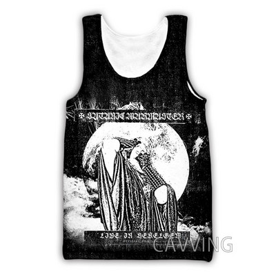 CAVVING 3D Printed Satanic Warmaster Band Μπλούζες Tank Tops Harajuku Vest Καλοκαιρινό πουκάμισο εσώρουχα Streetwear για άνδρες/γυναικεία