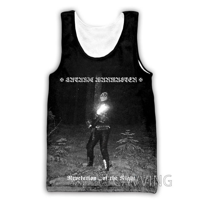 CAVVING 3D Printed Satanic Warmaster Band Μπλούζες Tank Tops Harajuku Vest Καλοκαιρινό πουκάμισο εσώρουχα Streetwear για άνδρες/γυναικεία