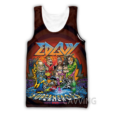 CAVVING 3D printed Edguy Rock Tank Tops Harajuku Vest Καλοκαιρινό εσώρουχο πουκάμισα Streetwear για άνδρες/γυναικεία V01