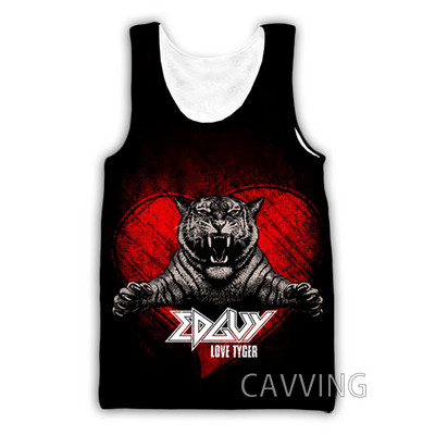 CAVVING 3D printed Edguy Rock Tank Tops Harajuku Vest Καλοκαιρινό εσώρουχο πουκάμισα Streetwear για άνδρες/γυναικεία V01