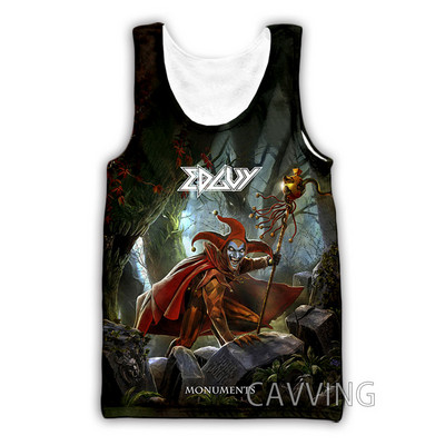 CAVVING 3D printed Edguy Rock Tank Tops Harajuku Vest Καλοκαιρινό εσώρουχο πουκάμισα Streetwear για άνδρες/γυναικεία V01