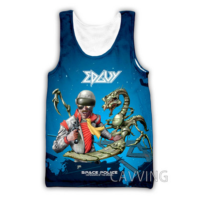 CAVVING 3D printed Edguy Rock Tank Tops Harajuku Vest Καλοκαιρινό εσώρουχο πουκάμισα Streetwear για άνδρες/γυναικεία V01