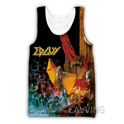 CAVVING 3D printed Edguy Rock Tank Tops Harajuku Vest Καλοκαιρινό εσώρουχο πουκάμισα Streetwear για άνδρες/γυναικεία V01