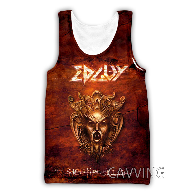 CAVVING 3D printed Edguy Rock Tank Tops Harajuku Vest Καλοκαιρινό εσώρουχο πουκάμισα Streetwear για άνδρες/γυναικεία V01
