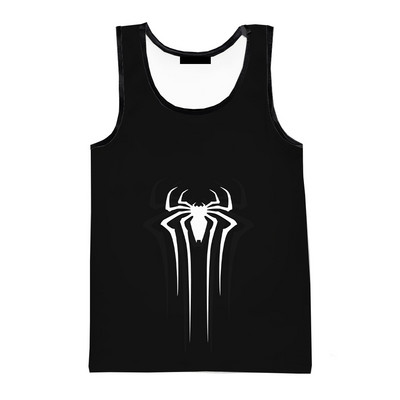 Nyári új divat Spider 3D nyomtatott felsők Férfi ruházat Női alkalmi pók ujjatlan ingek Hip Hop túlméretezett felsők