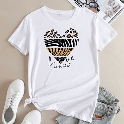 JFUNCY Ženske majice Ljetna odjeća 2023. Oversize Ženska majica s kratkim rukavima Korejska modna ženska majica kratkih rukava Ženske majice