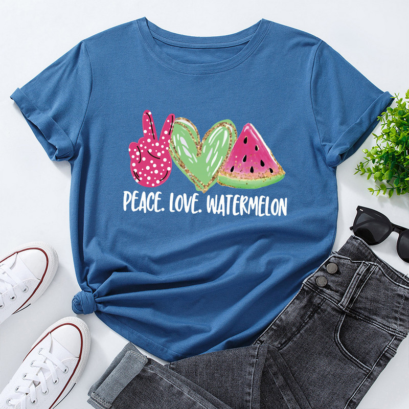 JFUNCY 5XL női póló nyári rövid ujjú pamut nyomott póló női felsők túlméretes női alkalmi póló