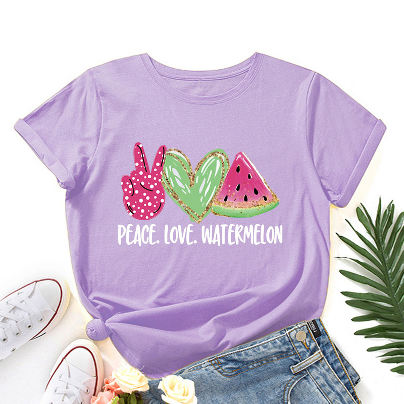 JFUNCY 5XL női póló nyári rövid ujjú pamut nyomott póló női felsők túlméretes női alkalmi póló