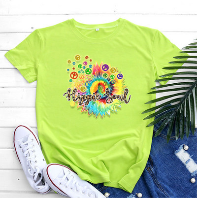 JFUNCY Grafiski T-krekli ar īsām piedurknēm Vasaras kokvilnas sieviešu apģērbi 2022. gada lielizmēra sieviešu T-krekli Top Harajuku sieviešu T-krekli