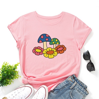 Γυναικείο μπλουζάκι JFUNCY 2023 Καλοκαιρινό κοντομάνικο μπλουζάκι Γυναικείο μπλουζάκι νεαρής γυναίκας Μόδα γραφικά μπλουζάκια καρτούν