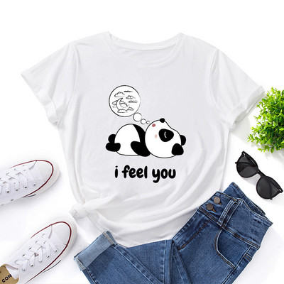 JFUNCY női túlméretes póló női ruhák felső női grafikus póló női ruházat nyári pamut rövid ujjú póló