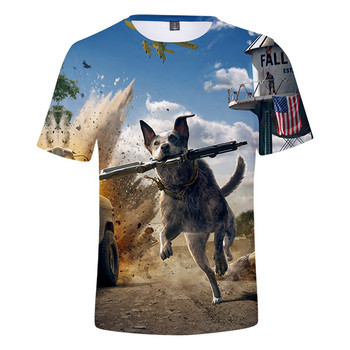 2021 New Far Cry 5 T Shirts Παιχνίδι Υψηλής Ποιότητας Ανδρικά Γυναικεία Cool Far Cry 5 T shirts 3D εκτύπωσης Καλοκαιρινή αναπνέουσα υπερμεγέθη μπλούζες