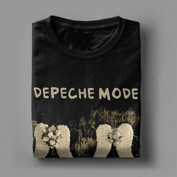 Мъжки тениски Depeche Cool Mode Памучни топове Винтидж Тениски с къс ръкав и кръгла яка Тениски с голям размер