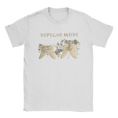 Tricouri Depeche Cool Mode pentru bărbați Topuri din bumbac Tricouri vintage cu mâneci scurte cu guler rotund Tricouri de mărime mare