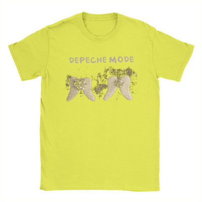 Tricouri Depeche Cool Mode pentru bărbați Topuri din bumbac Tricouri vintage cu mâneci scurte cu guler rotund Tricouri de mărime mare