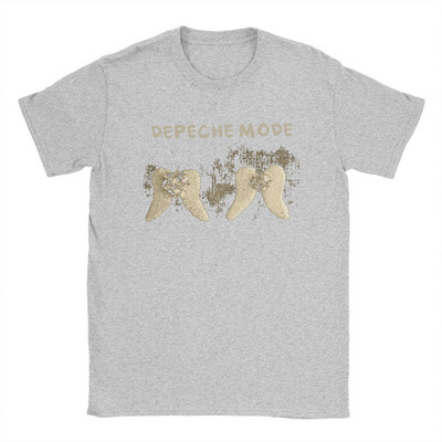 Tricouri Depeche Cool Mode pentru bărbați Topuri din bumbac Tricouri vintage cu mâneci scurte cu guler rotund Tricouri de mărime mare