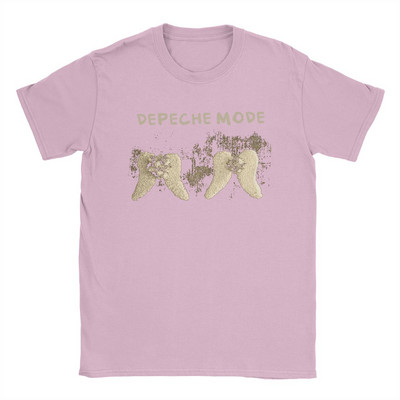 Tricouri Depeche Cool Mode pentru bărbați Topuri din bumbac Tricouri vintage cu mâneci scurte cu guler rotund Tricouri de mărime mare