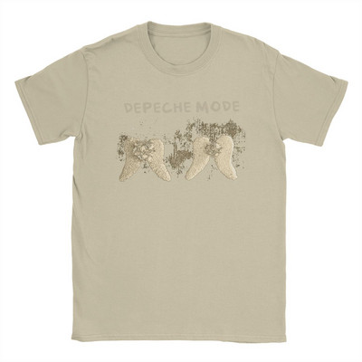 Tricouri Depeche Cool Mode pentru bărbați Topuri din bumbac Tricouri vintage cu mâneci scurte cu guler rotund Tricouri de mărime mare