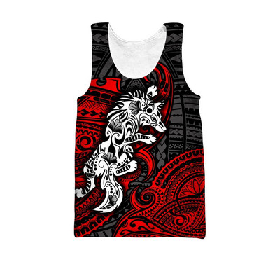 Tricou pentru bărbați de vară, cu imprimare cu model de flori hawaiene 3D, Harajuku, ocazional, neutru, îmbrăcăminte de stradă, vestă confortabilă pentru sport