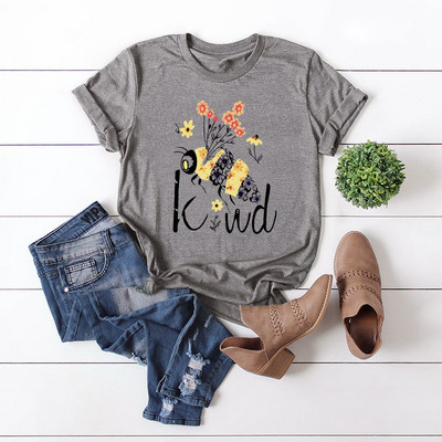 JFUNCY 100% kokvilnas sieviešu krekls Creative karikatūra Bites apdrukāti krekli Vasaras sieviešu T-krekls Harajuku Graphic Tees Topi