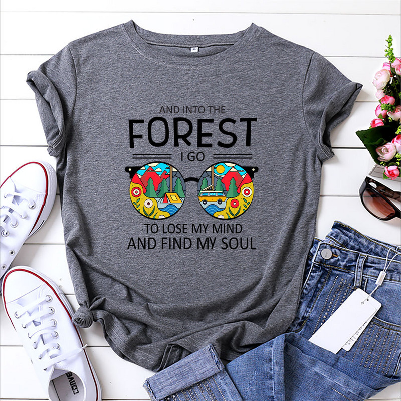 JFUNCY 100% kokvilnas sieviešu krekls Lielizmēra T-krekls ar īsām piedurknēm Vasaras brīvs T-krekls Jauns karikatūras apdrukas sieviešu topi Sieviešu apģērbi