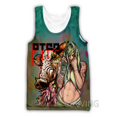 Νέα μόδα Γυναικείες/Ανδρικές 3D εκτυπώσεις Otep Band Μπλούζες φανελάκι Harajuku Καλοκαιρινό εσώρουχο πουκάμισα Streetwear