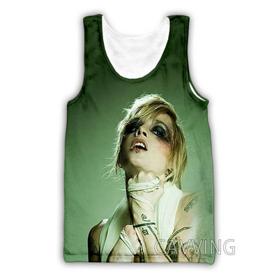 Νέα μόδα Γυναικείες/Ανδρικές 3D εκτυπώσεις Otep Band Μπλούζες φανελάκι Harajuku Καλοκαιρινό εσώρουχο πουκάμισα Streetwear