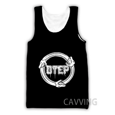 Νέα μόδα Γυναικείες/Ανδρικές 3D εκτυπώσεις Otep Band Μπλούζες φανελάκι Harajuku Καλοκαιρινό εσώρουχο πουκάμισα Streetwear