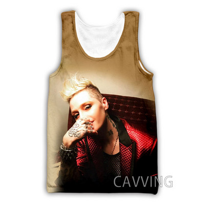 Νέα μόδα Γυναικείες/Ανδρικές 3D εκτυπώσεις Otep Band Μπλούζες φανελάκι Harajuku Καλοκαιρινό εσώρουχο πουκάμισα Streetwear