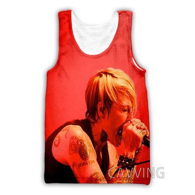 Νέα μόδα Γυναικείες/Ανδρικές 3D εκτυπώσεις Otep Band Μπλούζες φανελάκι Harajuku Καλοκαιρινό εσώρουχο πουκάμισα Streetwear