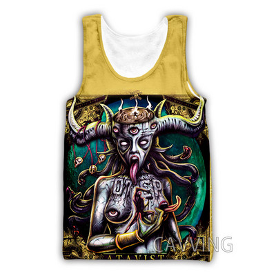 Νέα μόδα Γυναικείες/Ανδρικές 3D εκτυπώσεις Otep Band Μπλούζες φανελάκι Harajuku Καλοκαιρινό εσώρουχο πουκάμισα Streetwear