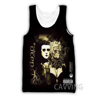 Νέα μόδα Γυναικείες/Ανδρικές 3D εκτυπώσεις Otep Band Μπλούζες φανελάκι Harajuku Καλοκαιρινό εσώρουχο πουκάμισα Streetwear