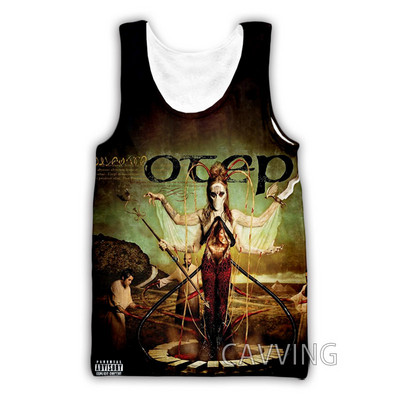 Νέα μόδα Γυναικείες/Ανδρικές 3D εκτυπώσεις Otep Band Μπλούζες φανελάκι Harajuku Καλοκαιρινό εσώρουχο πουκάμισα Streetwear