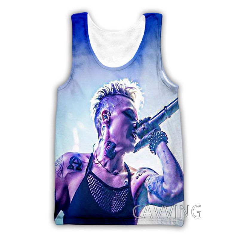 Νέα μόδα Γυναικείες/Ανδρικές 3D εκτυπώσεις Otep Band Μπλούζες φανελάκι Harajuku Καλοκαιρινό εσώρουχο πουκάμισα Streetwear