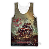 CAVVING 3D imprimat ACRANIA Rock Tank Tops Vestă Harajuku Cămașă de vară Cămașă Streetwear pentru bărbați/femei