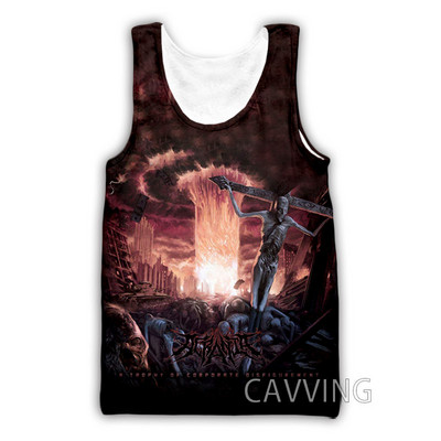 CAVVING 3D imprimat ACRANIA Rock Tank Tops Vestă Harajuku Cămașă de vară Cămașă Streetwear pentru bărbați/femei