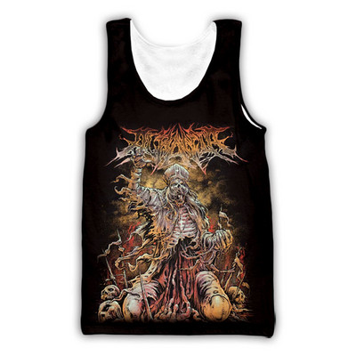 CAVVING 3D imprimat ACRANIA Rock Tank Tops Vestă Harajuku Cămașă de vară Cămașă Streetwear pentru bărbați/femei