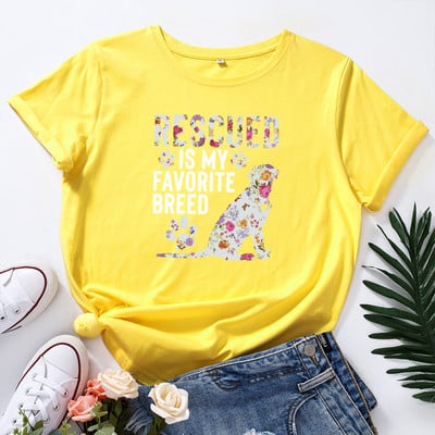 JFUNCY Tricou 100% bumbac pentru femei Tricouri cu mânecă scurtă Tricouri grafice cu imprimare pentru femei Tricou Harajuku pentru femei Top