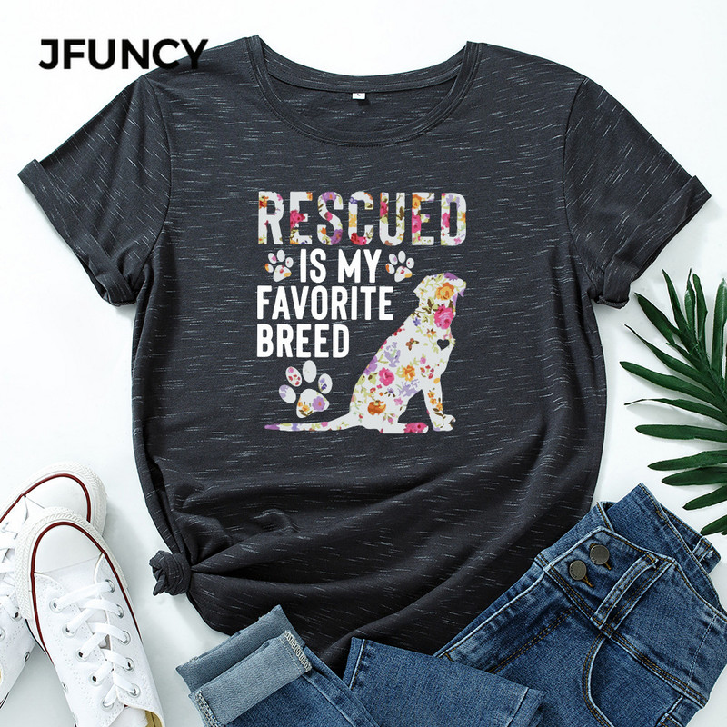 JFUNCY Tricou 100% bumbac pentru femei Tricouri cu mânecă scurtă Tricouri grafice cu imprimare pentru femei Tricou Harajuku pentru femei Top