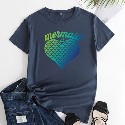 JFUNCY modes sieviešu T-krekls, 2022. gada vasaras kokvilnas T-krekls Sieviešu ikdienas brīvi topi Sieviešu t-krekli ar īsām piedurknēm Grafiski T krekli