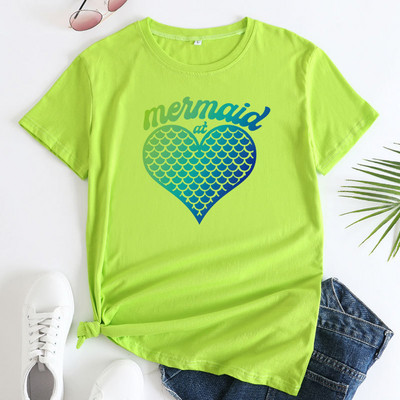 JFUNCY modes sieviešu T-krekls, 2022. gada vasaras kokvilnas T-krekls Sieviešu ikdienas brīvi topi Sieviešu t-krekli ar īsām piedurknēm Grafiski T krekli