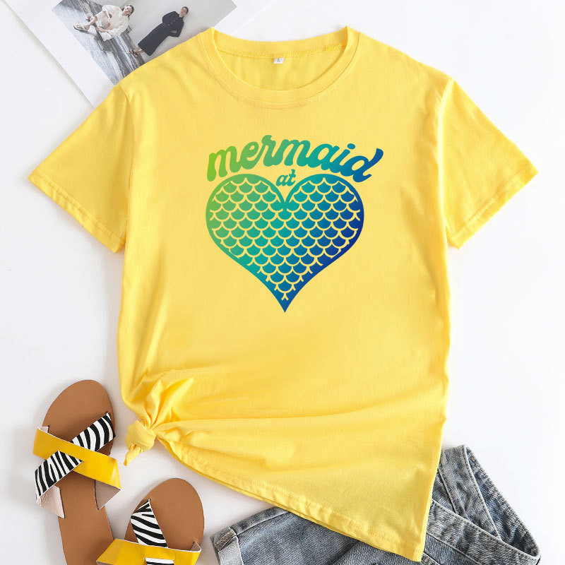 JFUNCY modes sieviešu T-krekls, 2022. gada vasaras kokvilnas T-krekls Sieviešu ikdienas brīvi topi Sieviešu t-krekli ar īsām piedurknēm Grafiski T krekli